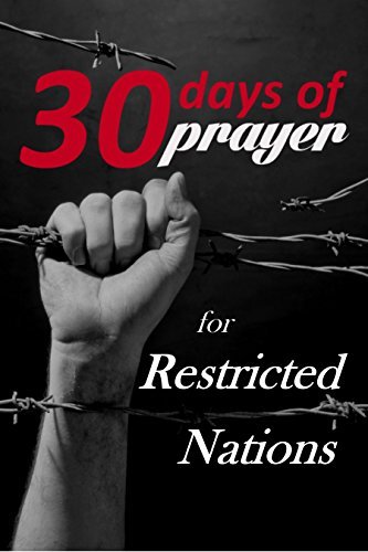 Book cover for "Thirty Days of Prayer for Restricted Nations" by Alana Terry