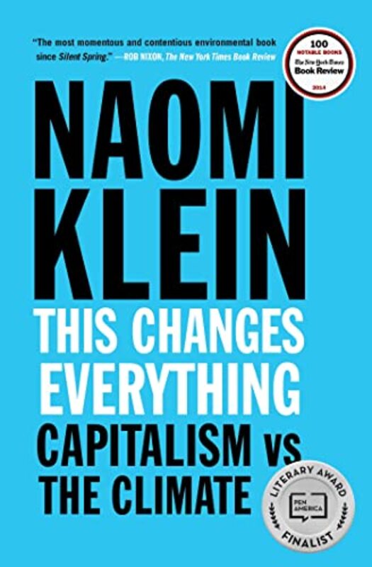 Book cover for "This Changes Everything" by Naomi Klein