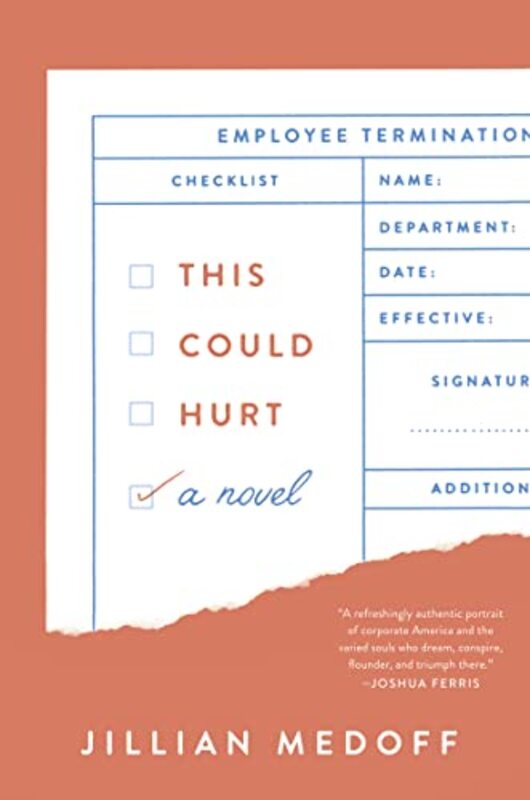 Book cover for "This Could Hurt" by Jillian Medoff