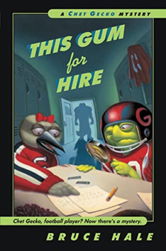 Book cover for "This Gum for Hire" by Bruce Hale