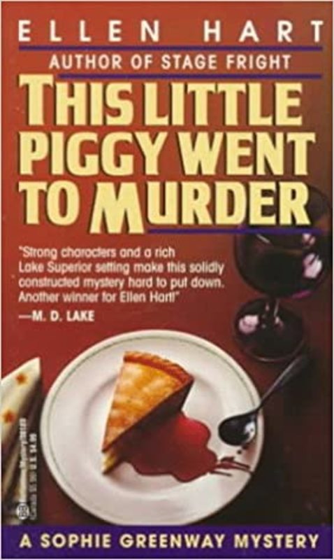 Book cover for "This Little Piggy Went to Murder" by Ellen Hart