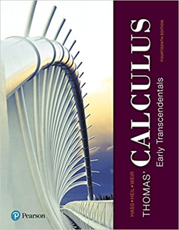 Book cover for "Thomas' Calculus" by Joel Hass