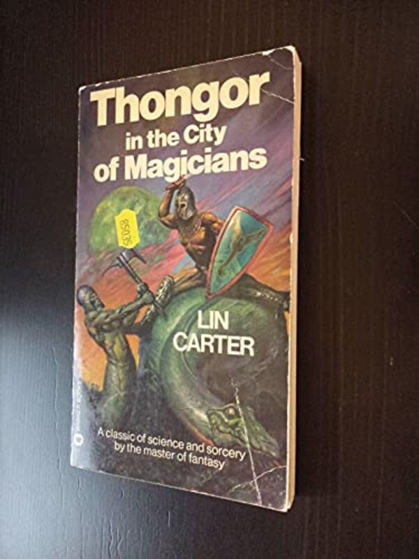 Book cover for "Thongor in the City of Magicians" by Lin Carter
