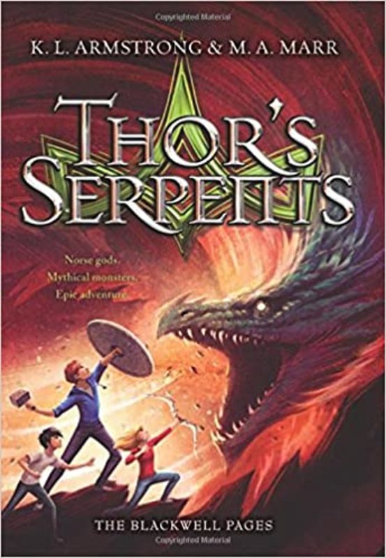 Book cover for "Thor's Serpents" by Melissa Marr
