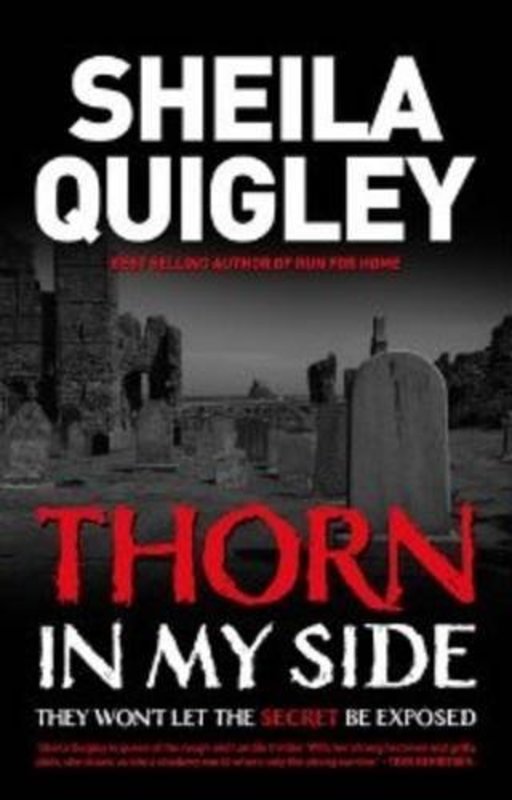 Book cover for "Thorn In My Side" by Sheila Quigley
