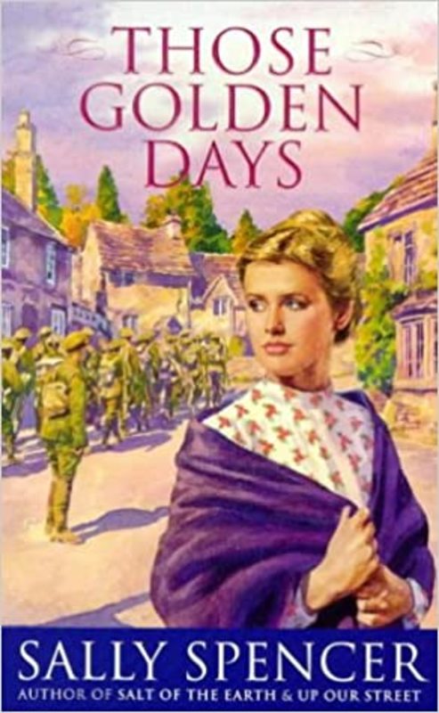 Book cover for "Those Golden Days" by Sally Spencer