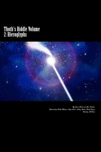 Book cover for "Thoth's Riddle: Hieroglyphs" by James Becker