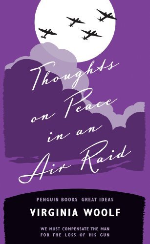 Book cover for "Thoughts on Peace in an Air Raid" by Virginia Woolf