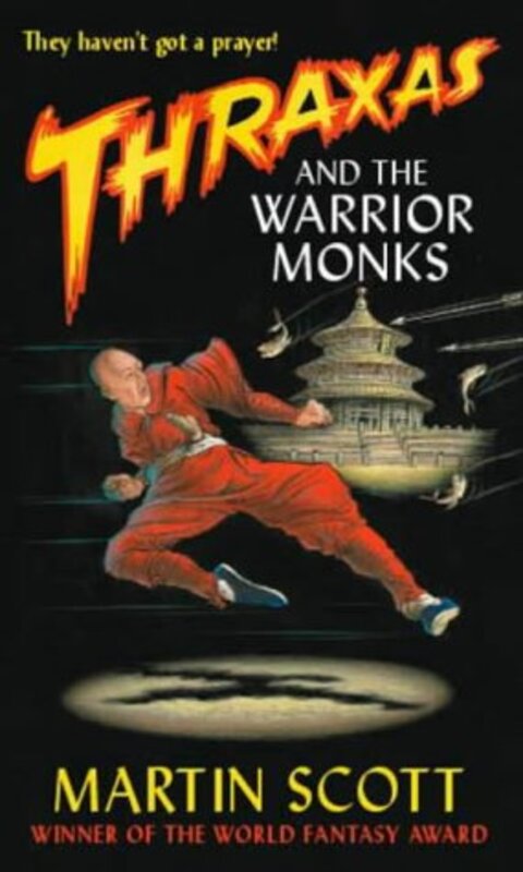 Book cover for "Thraxas and the Warrior Monks" by Martin Scott