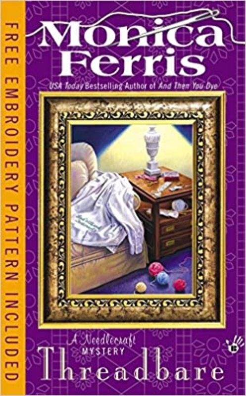 Book cover for "Threadbare" by Monica Ferris