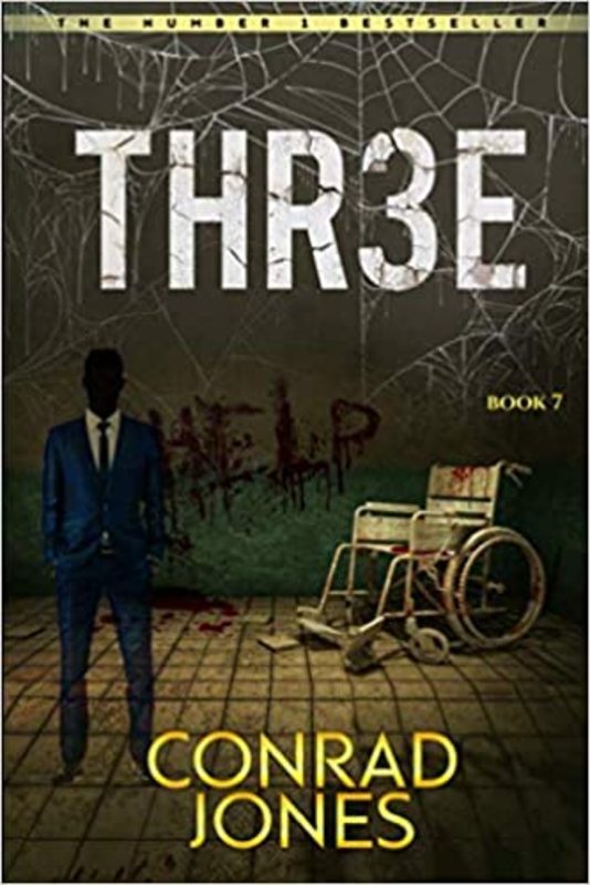 Book cover for "Three" by Conrad Jones