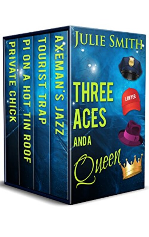 Book cover for "Three Aces And A Queen" by Julie Smith