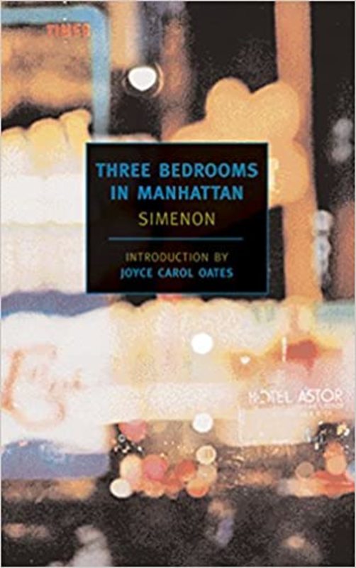 Book cover for "Three Bedrooms in Manhattan" by Georges Simenon