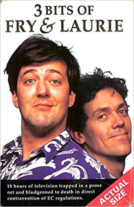 Book cover for "Three Bits of Fry and Laurie"