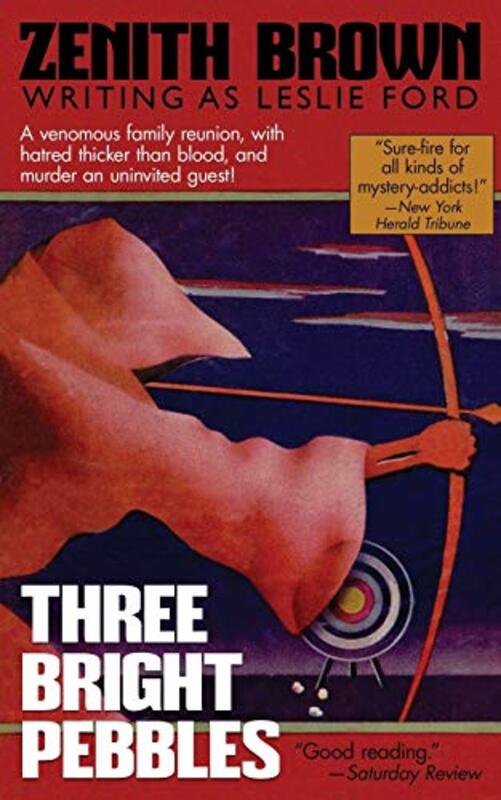 Book cover for "Three Bright Pebbles" by Leslie Ford