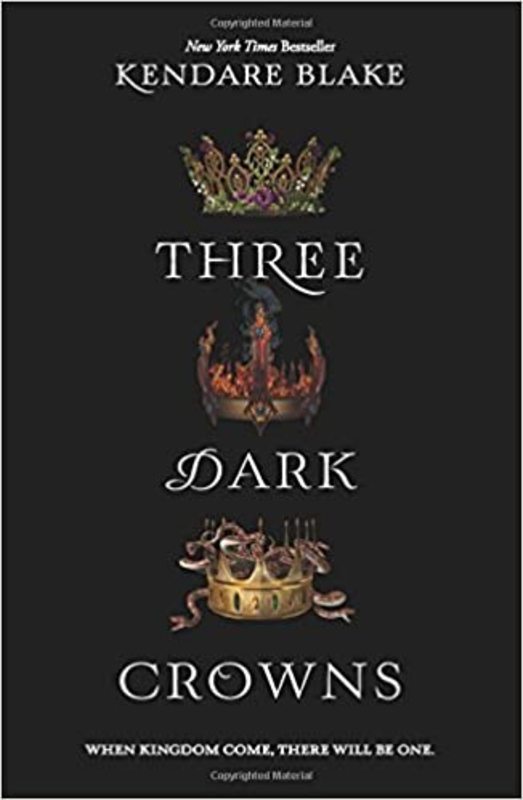 Book cover for "Three Dark Crowns" by Kendare Blake