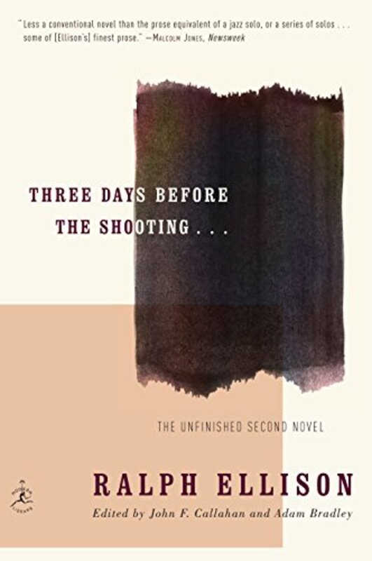 Book cover for "Three Days Before the Shooting..." by Ralph Ellison
