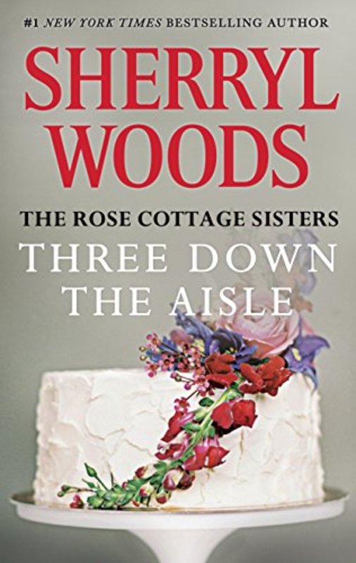 Book cover for "Three Down the Aisle" by Sherryl Woods