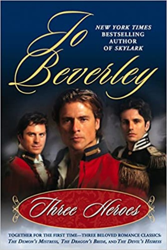 Book cover for "Three Heroes" by Jo Beverley