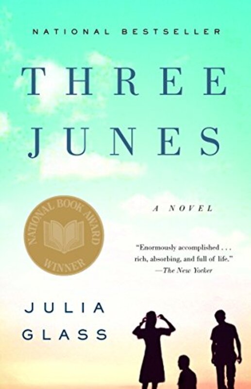 Book cover for "Three Junes" by Julia Glass