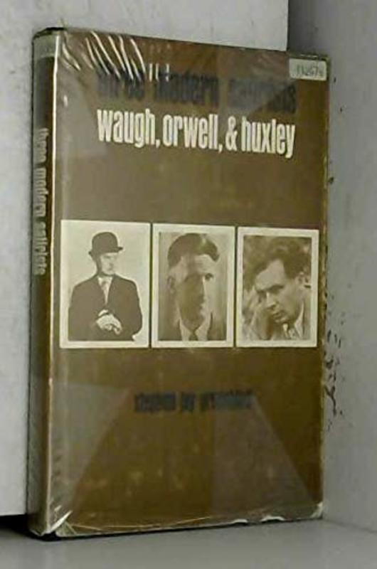 Book cover for "Three Modern Satirists" by Stephen Greenblatt