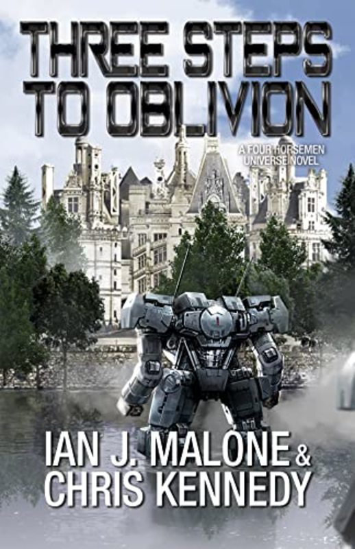 Book cover for "Three Steps to Oblivion" by Chris Kennedy
