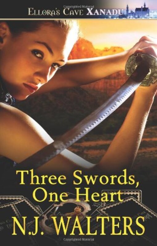 Book cover for "Three Swords, One Heart" by NJ Walters