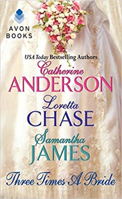 Book cover for "Three Times a Bride" by Catherine Anderson
