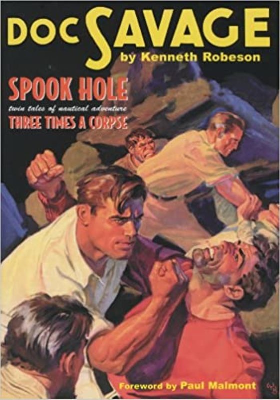 Book cover for "Three Times a Corpse" by Lester Dent
