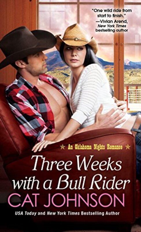 Book cover for "Three Weeks with a Bull Rider" by Cat Johnson