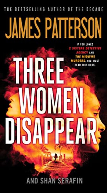 Book cover for "Three Women Disappear" by James Patterson
