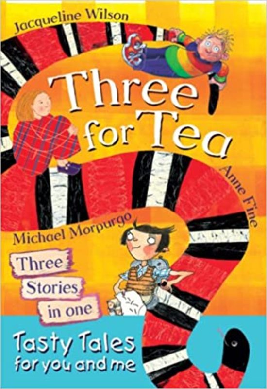 Book cover for "Three for Tea" by Jacqueline Wilson