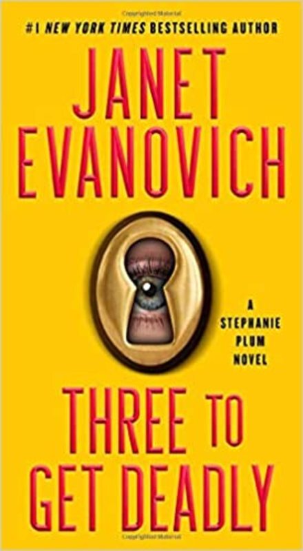 Book cover for "Three to Get Deadly" by Janet Evanovich