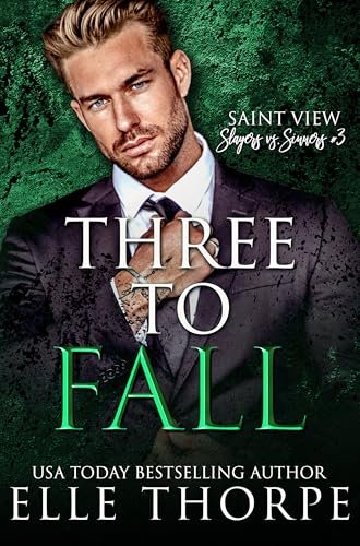Book cover for "Three to Fall" by Elle Thorpe
