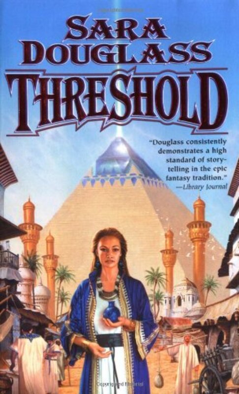 Book cover for "Threshold" by Sara Douglass