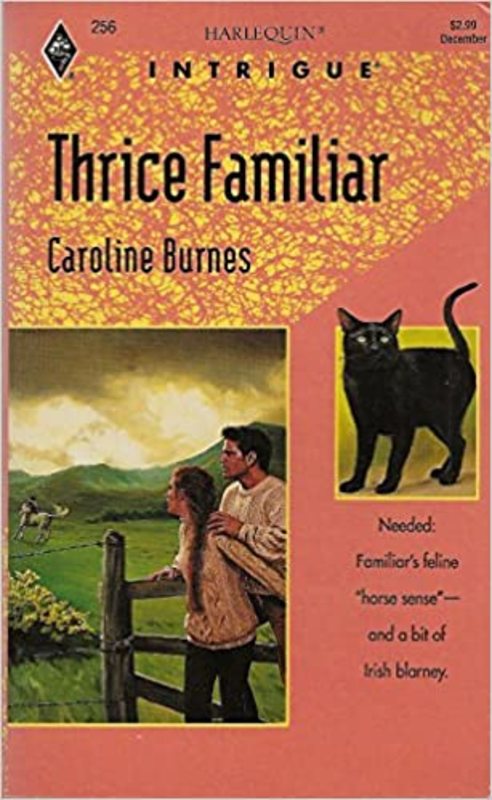 Book cover for "Thrice Familiar" by Caroline Burnes