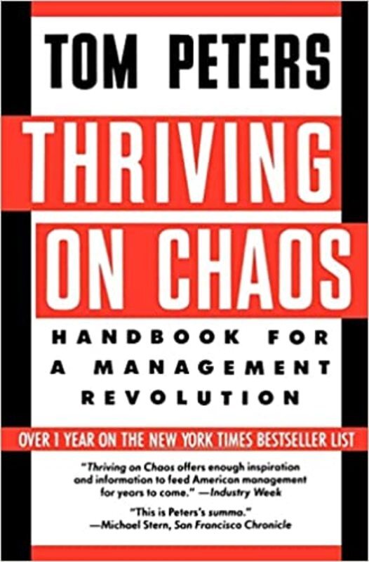 Book cover for "Thriving on Chaos"