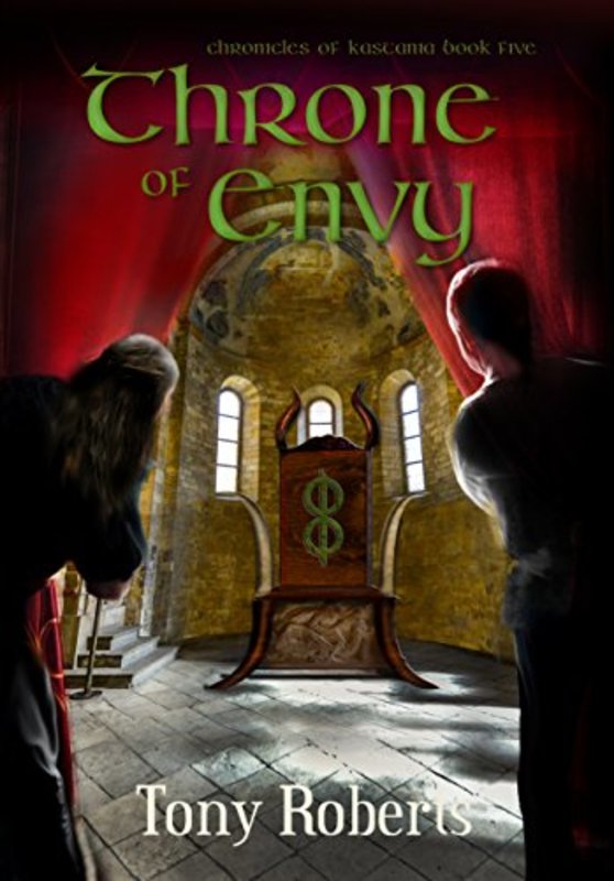 Book cover for "Throne of Envy" by Tony Roberts