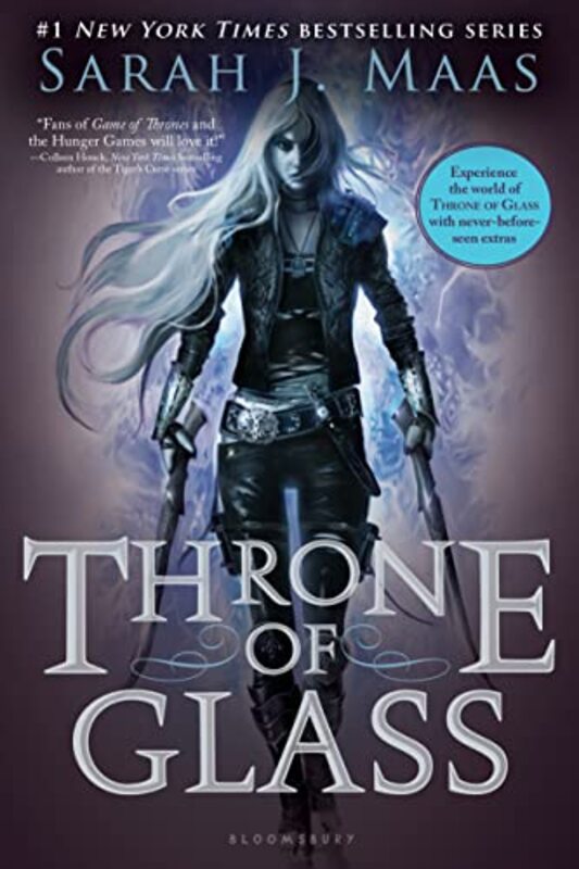 Book cover for "Throne of Glass"