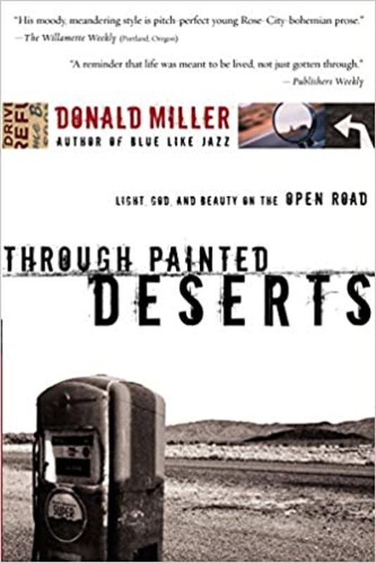 Book cover for "Through Painted Deserts"