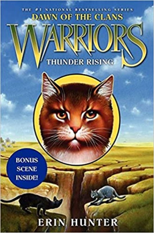 Book cover for "Thunder Rising" by Erin Hunter