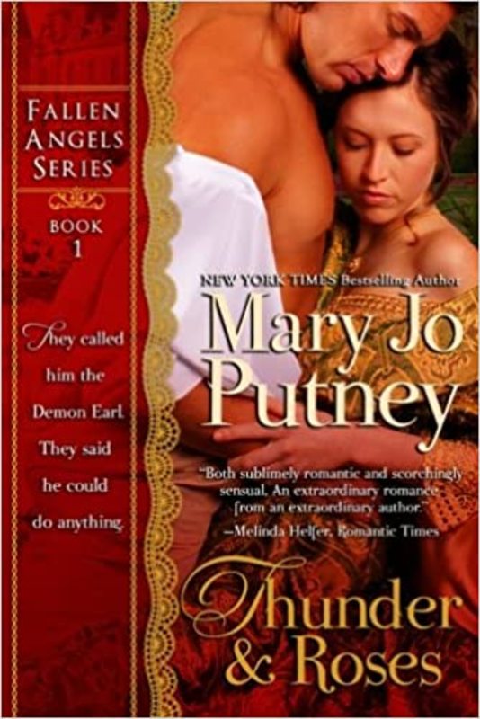 Book cover for "Thunder and Roses" by Mary Jo Putney