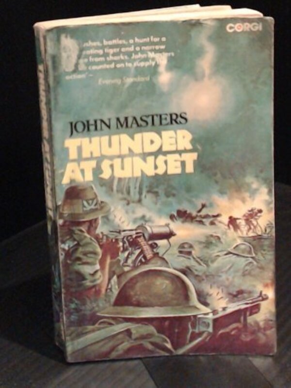 Book cover for "Thunder at Sunset" by John Masters