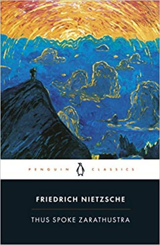 Book cover for "Thus Spoke Zarathustra" by Friedrich Nietzsche