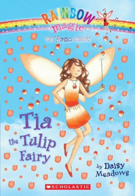 Book cover for "Tia the Tulip Fairy" by Daisy Meadows