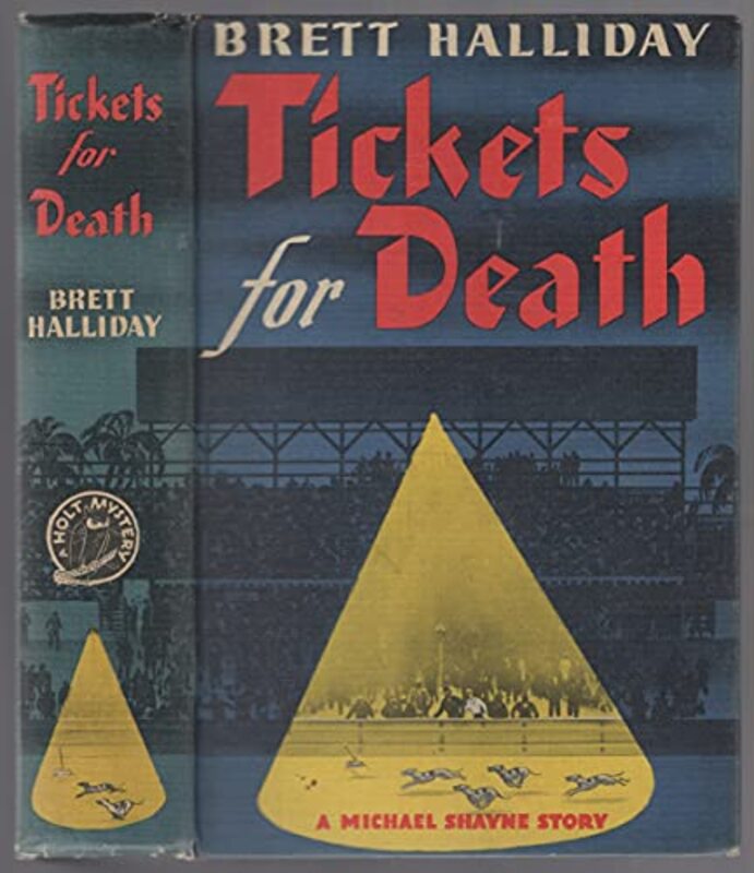 Book cover for "Tickets for Death" by Brett Halliday