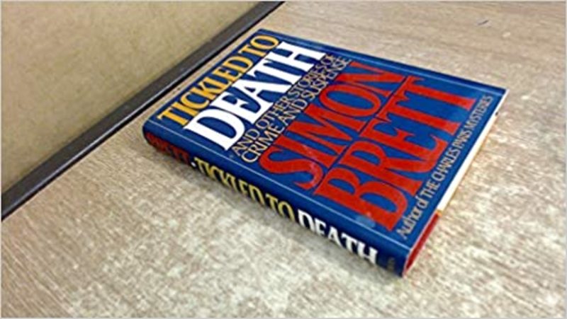 Book cover for "Tickled to Death" by Simon Brett