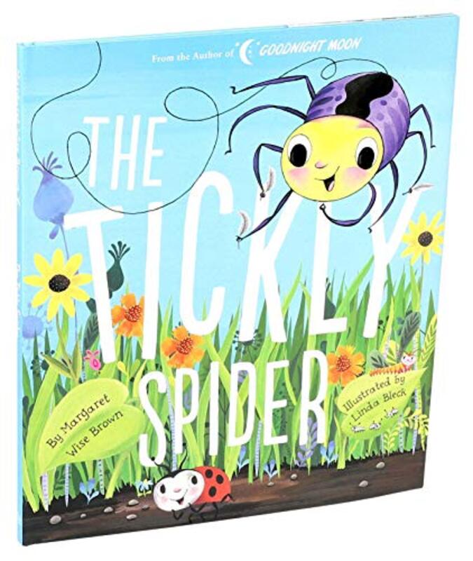 Book cover for "Tickly Spider" by Margaret Wise Brown