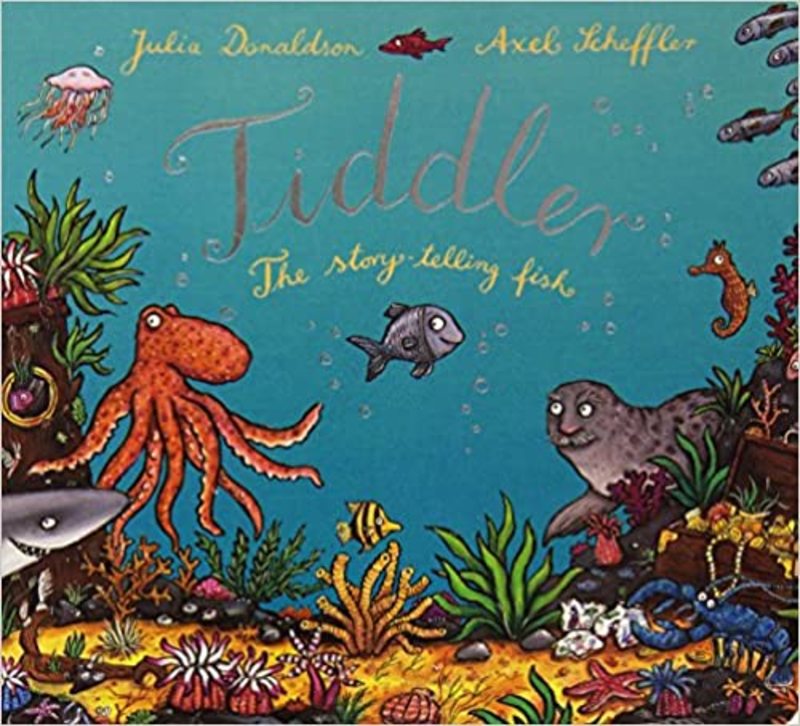 Book cover for "Tiddler" by Julia Donaldson