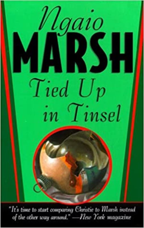Book cover for "Tied Up in Tinsel" by Ngaio Marsh